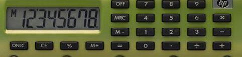 HP NW244AA#ABA QuickCalc Calculator - Green