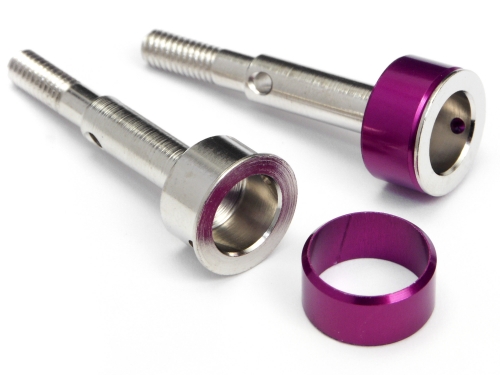 Axle 13x36mm & Retainer 2Pcs For 86302 Univ