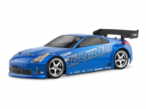  HPI Racings very own replica of the Nissan 350Z Greddy Twin Turbo 