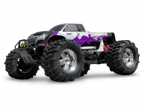 HPi Nitro GT-1 Truck Body (Black/Purple/Silver)