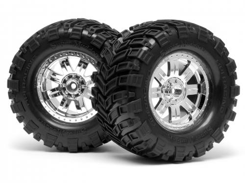 HPi S. Mudders Tyre On Ringz Whl Shiny Chrome 14mm