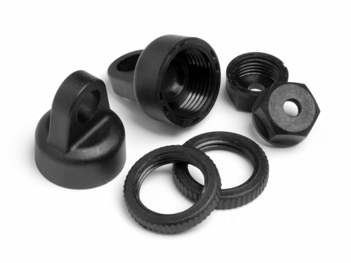 HPi Shock Cap And Preload Collar Set Firestorm