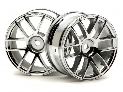 Hpi Split 6 Wheel (26mm Chrome)
