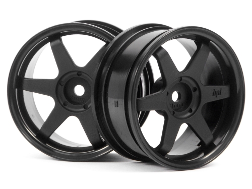 Hpi TE37 Wheel 26mm Black (3mm Offset)