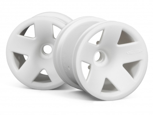 Hpi Type F5 Truck Wheel (White) (Front)