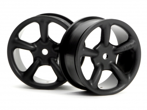 Hpi Type R5 Wheel (24mm Black) (2Pcs)