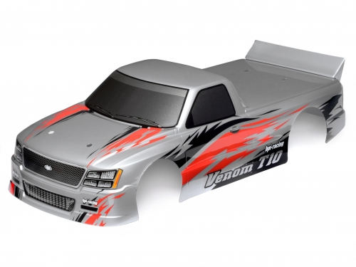 HPi Venom T-10 Painted Body Silver/Black/Red Pre-cut