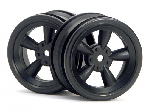 Hpi Vintage 5 Spoke Wheel 26mm Black Chr for 26mm