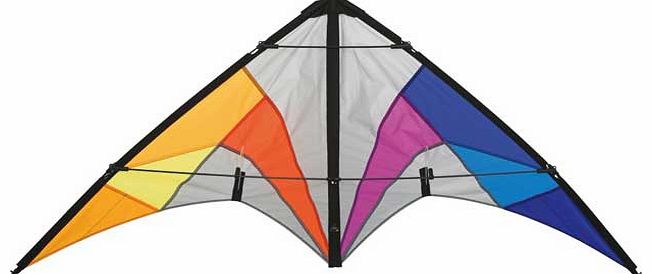 HQ<BR> HQ Quickstep II Stunt Kite Rainbow