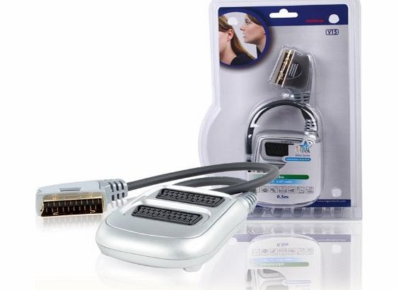 HQ High Quality SCART Switch Box - Silver