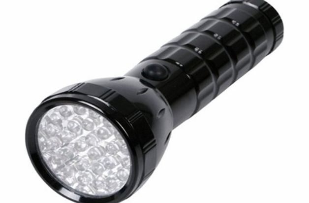 HQ Ultra Bright 28 LED Aluminium Torch, Black