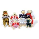 HSL Dolls The Millers Set of 6 Size approx. 11 cm