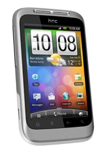 HTC Wildfire S Sim Free Mobile Phone - Silver/White
