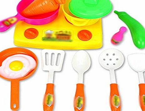 HuaYang 13pcs/set Kitchen Food Cooking Role Play Pretend Toy Baby Child Educational Toy