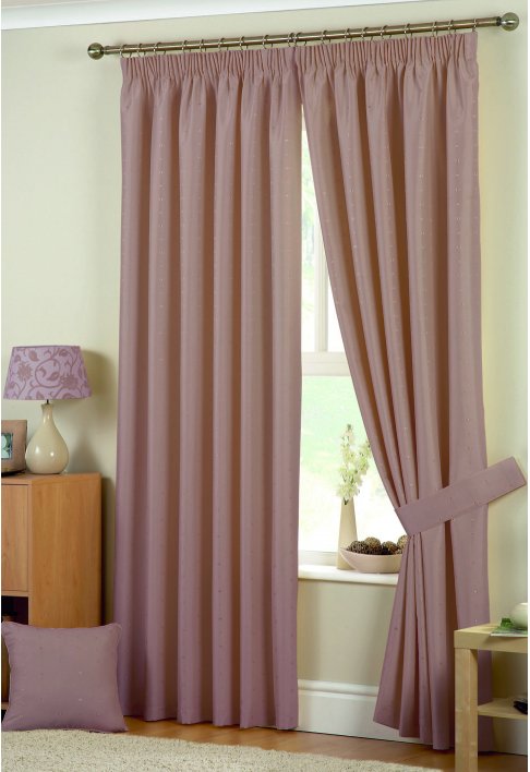 Hudson Coffee Lined Curtains
