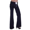Hudson Jeans HUDSON BLACK WIDE LEG DENIM JEANS