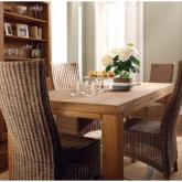hudson Oak Dining Table and 4 Chairs