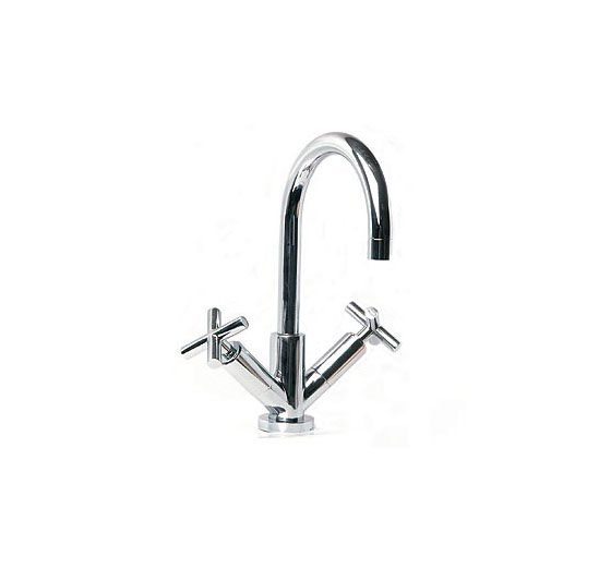 Hudson Reed Helix Cross Head Mono Basin Mixer