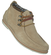 Hudson Beige Kaspian Suede Boots