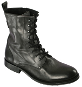 Hudson Shoes Hudson Black Military Boots (Westland)