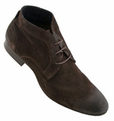 Hudson Shoes Hudson Brown Suede Ankle Boots (Thursom)