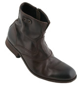 Hudson Shoes Hudson Brown Washed Leather Boots (Mccloed)
