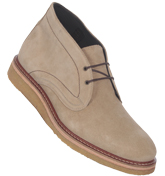 Hudson Faust Sand Suede Chukka Boots
