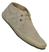 Hudson Shoes Hudson Formentor Stone Suede Chukka Boots