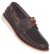 Hudson Manketo Brown Boat Shoes