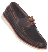 Hudson Shoes Hudson Manketo Brown Boat Shoes
