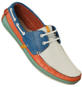 Hudson Shoes Hudson Rainbow Coloured Boat Shoes