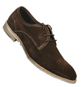 Hudson Shoes Hudson Rourke Chocolate Suede Shoes