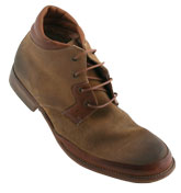 Hudson Shoes Hudson Tan Washed Suede and Leather Boots (Murano)