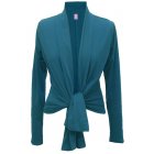 Hug Drape Front Cardigan - Blueberry