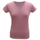 Hug Short Sleeve V-Neck Top Grape