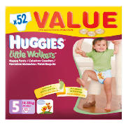 Huggies Little Walkers Size 5 Value Box (x52)