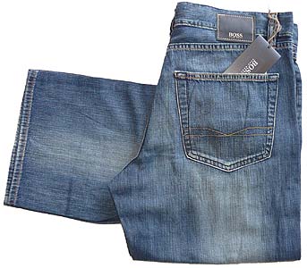 Boss - Dirty-wash Texas Jeans Leg: 34`nd#39;