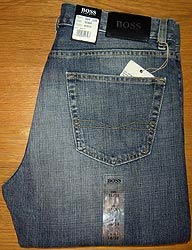 hugo Boss - Scout and#39;Vintage washand39; Denim Jeans Leg: 32and39;and39;