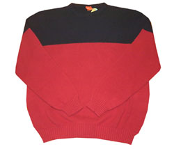 Hugo Boss 2 colour crew neck knit