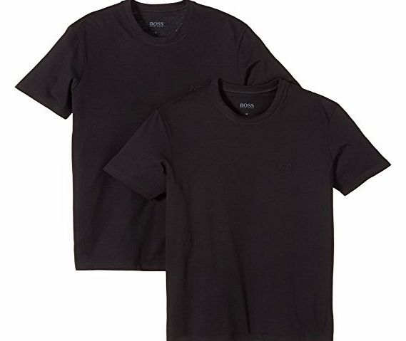 Hugo Boss 2-Pack Crew-Neck T-Shirts, Black Size: Medium
