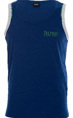 Hugo Boss Beach Cotton Tank Top Blue