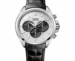Hugo Boss Black and silver-tone dial chrono watch