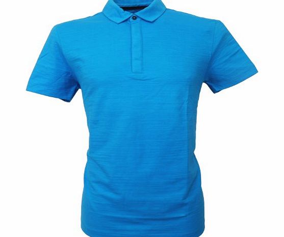 Black Label Vito Mens Polo Shirt in Blue