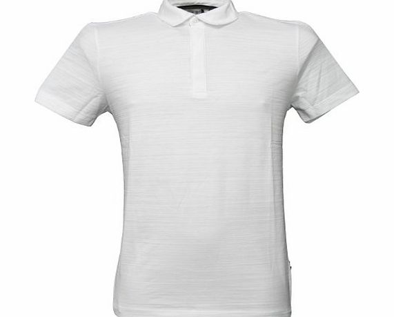 Black Label Vito Mens Polo Shirt In White