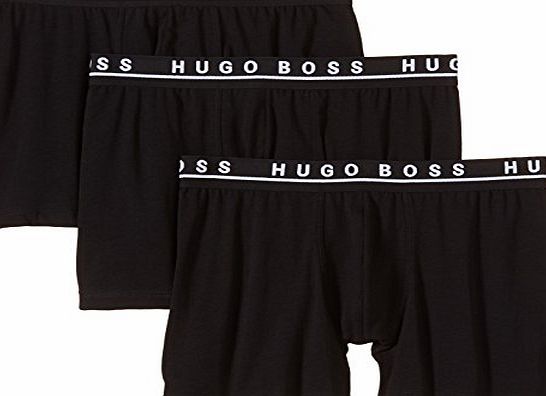 Hugo Boss BOSS Hugo Boss Mens Plain Trunk - Black - Schwarz (Black 1) - Medium