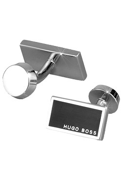 Hugo Boss Camilo Black Rectangular Cufflinks