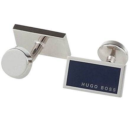 Hugo Boss Camilo Blue Rectangle Cufflinks