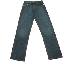 Dark denim used jean