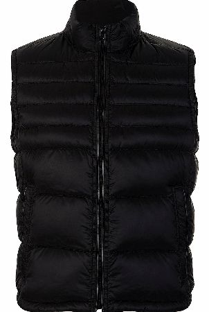 Hugo Boss Dontim2 Quilted Waistcoat Black
