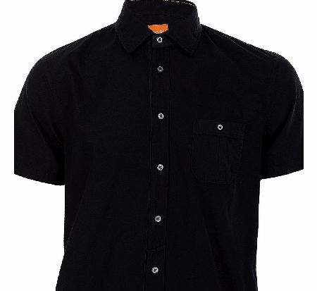 Boss EslimyE Short Sleeve Shirt Navy
